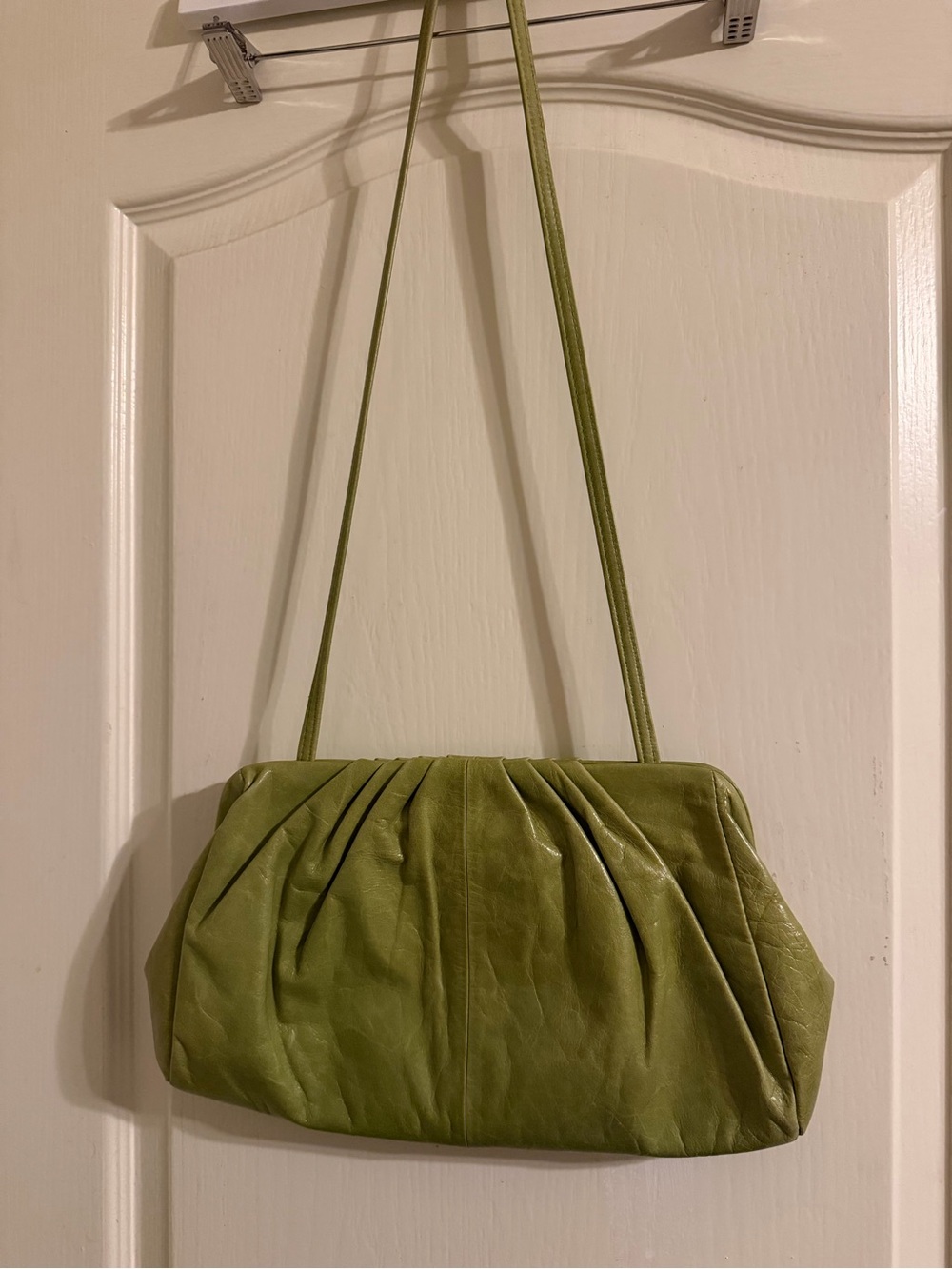 HOBO Lime Green Leather Shoulder Bag - Picture 3 of 6